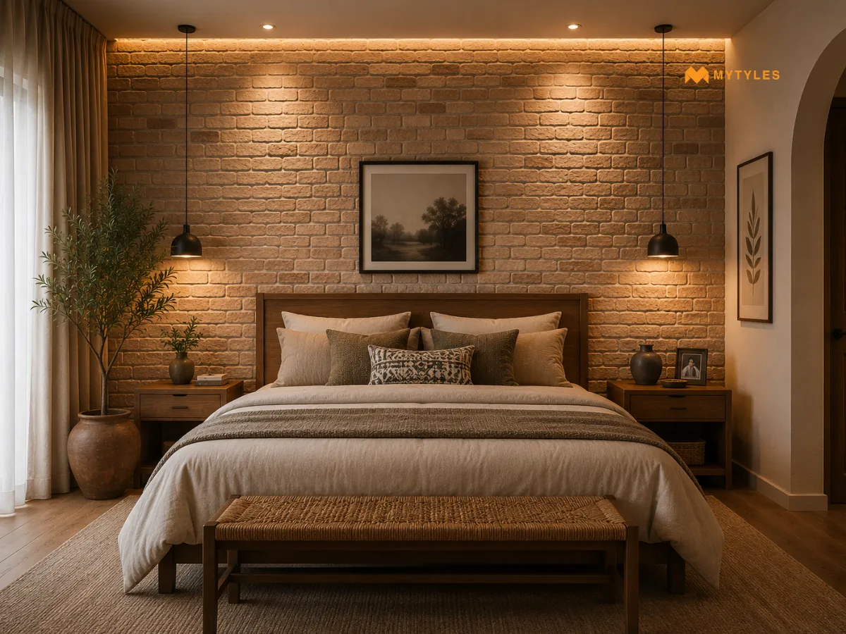 Bedroom Brick Accent Walls